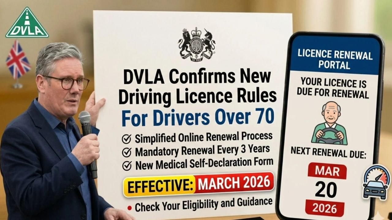 DVLA Confirms New Driving Licence Rules for Over-70s in the UK