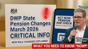 DWP State Pension Changes March 2026 – What You Need to Know NOW!