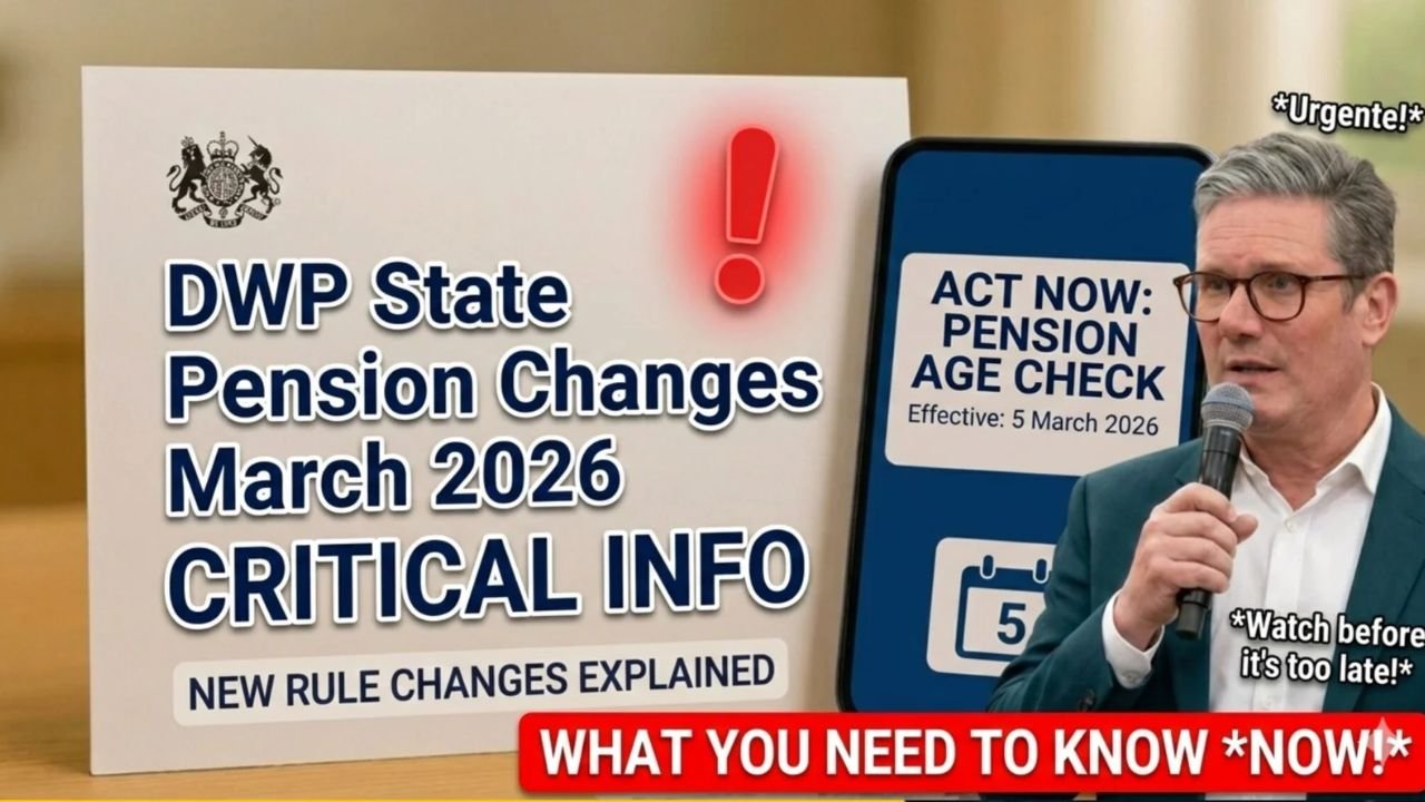 DWP State Pension Changes March 2026 – What You Need to Know NOW!