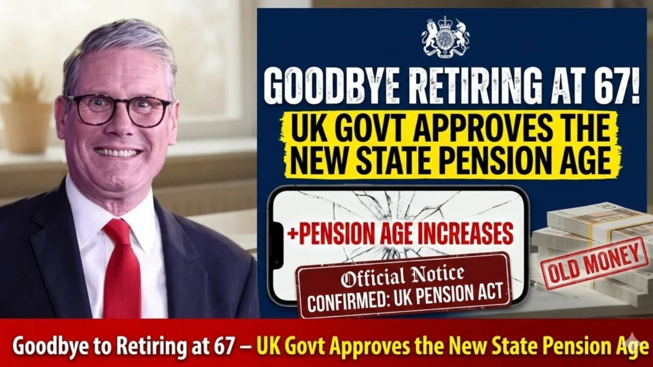 Goodbye to Retiring at 67 – UK Government Confirms New State Pension Age